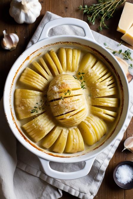 best Creamy Garlic Sauce Potatoes