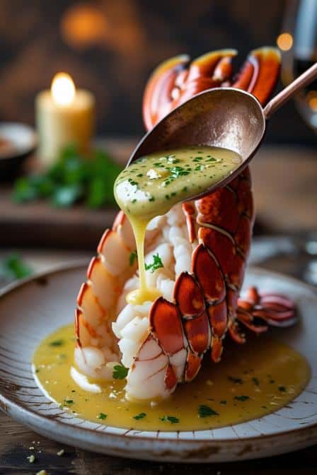 Creamy Garlic Butter Lobster Tails