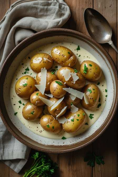 Creamy Garlic Sauce Baby Potatoes: A Comfort Food Masterpiece with a Gourmet Soul best