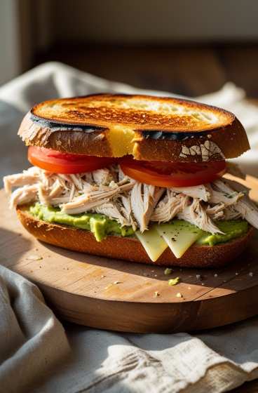 Chicken Avocado Melt Sandwich