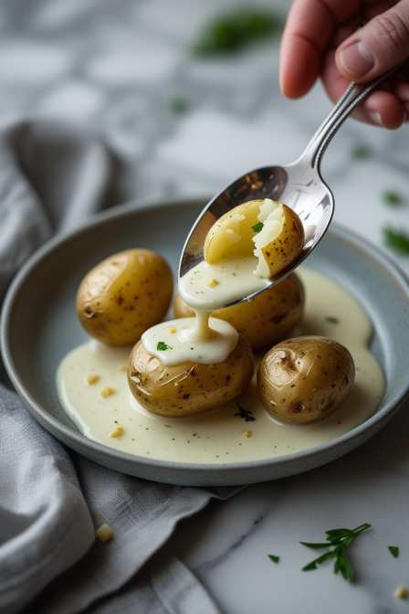 Creamy Garlic Sauce Baby Potatoes: A Comfort Food Masterpiece with a Gourmet Soul best
