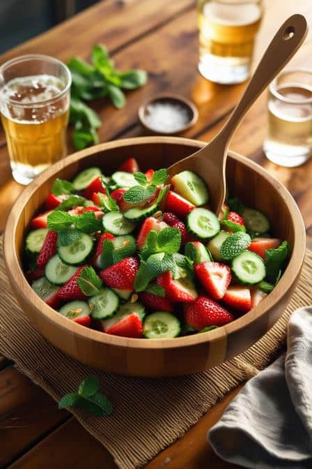 Cucumber Strawberry Salad: A Crisp, Juicy Marvel of Summer