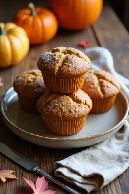 Delicious Pumpkin Banana Muffins