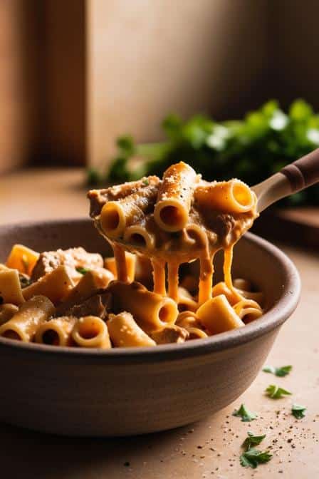 Cheesy Beef and Bowtie Pasta in Garlic Butter: A Comfort Classic Reinvented
