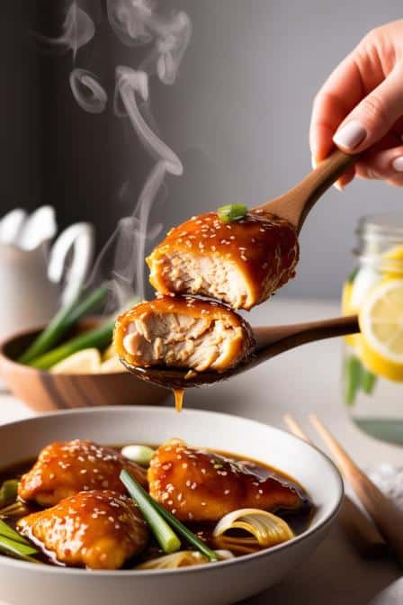 Baked Crunchy Hot Honey Chicken
