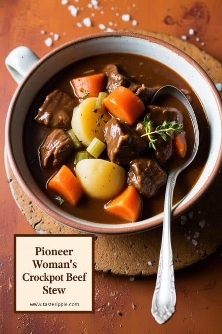 Pioneer Woman's Crockpot Beef Stew: Hearty, Homestyle Comfort in Every Bite