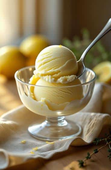 Rich & Creamy Lemon Ice Cream
