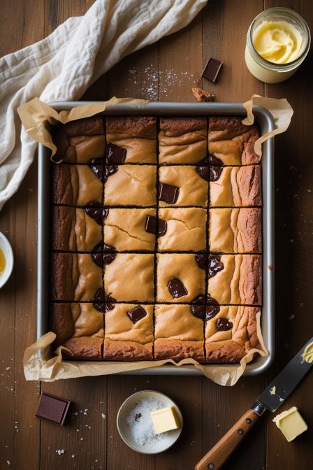 Sourdough Chocolate Chip Blondies