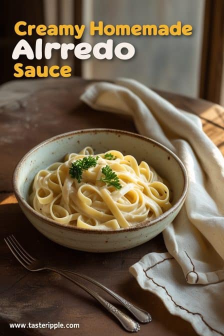Best Homemade Alfredo Sauce Recipe – Rich & Creamy In Just 10 Mins