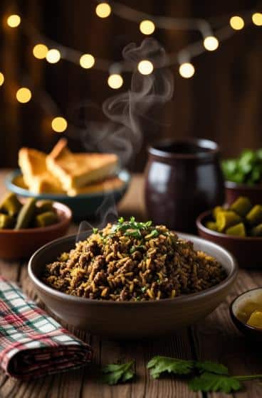 Dirty Rice with Ground Beef