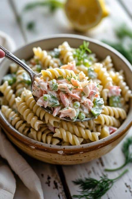 Creamy Crab Pasta Salad: A Luxuriously Delightful Seafood Classic