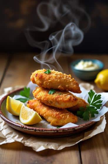 Lemon Garlic Parmesan Chicken Tenders