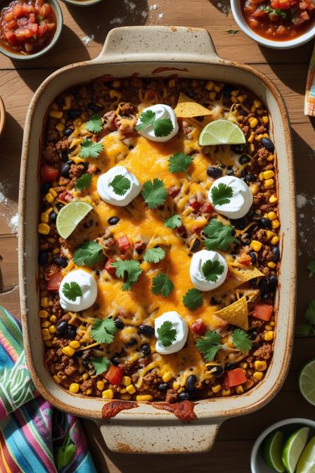 Walking Taco Casserole