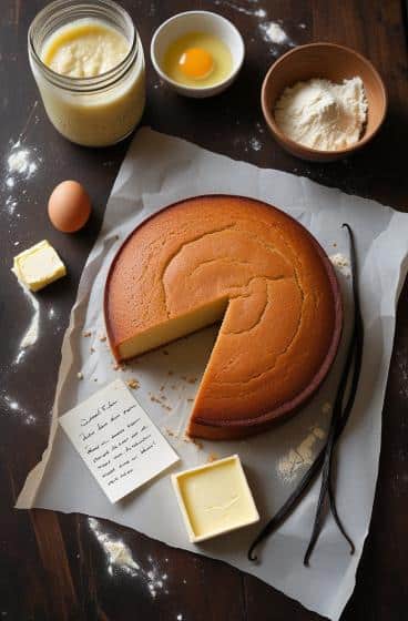 Sourdough Vanilla Cake