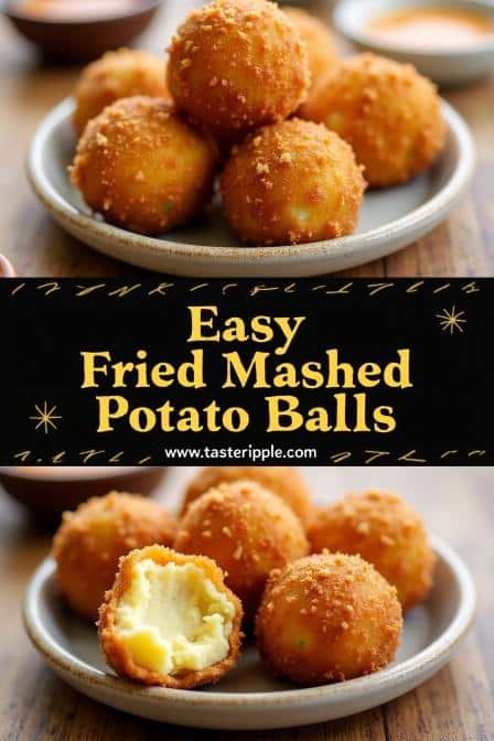 Easy Fried Mashed Potato Balls