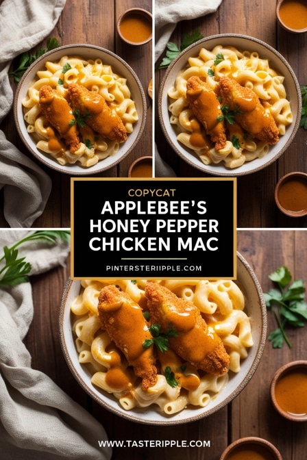 Copycat Applebee’s Honey Pepper Chicken Mac