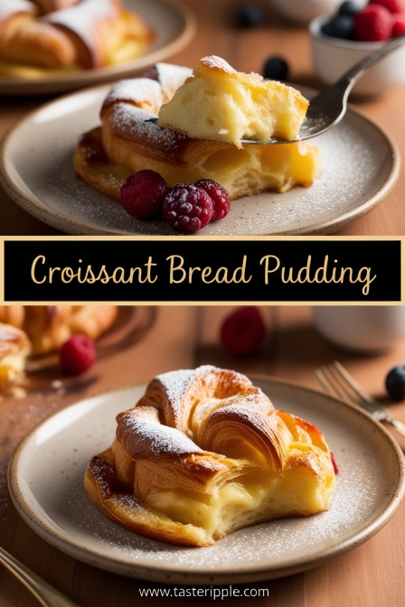 Croissant Bread Pudding: A Buttery Classic with Endless Twists