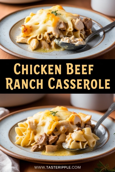 Chicken Beef Ranch Casserole