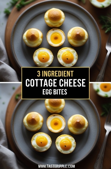 3 Ingredient Cottage Cheese Egg Bites