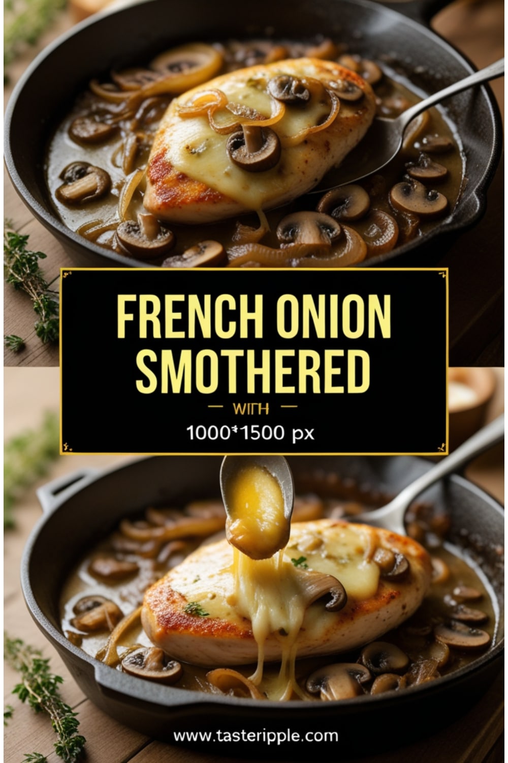 French Onion Smothered Chicken with Mushrooms: A Deep-Dive into Flavor and Technique