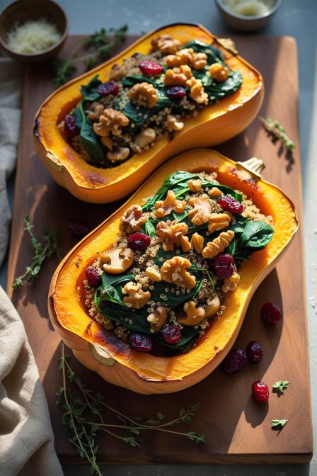 Delicious Stuffed Butternut Squash