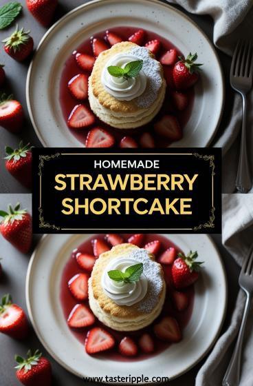 Homemade Strawberry Shortcake Recipe
