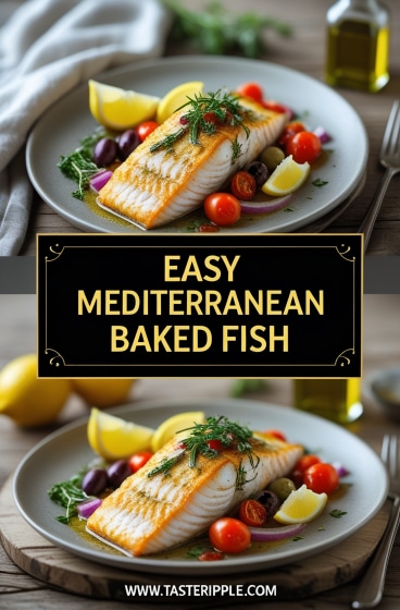 Easy Mediterranean Baked Fish Recipe