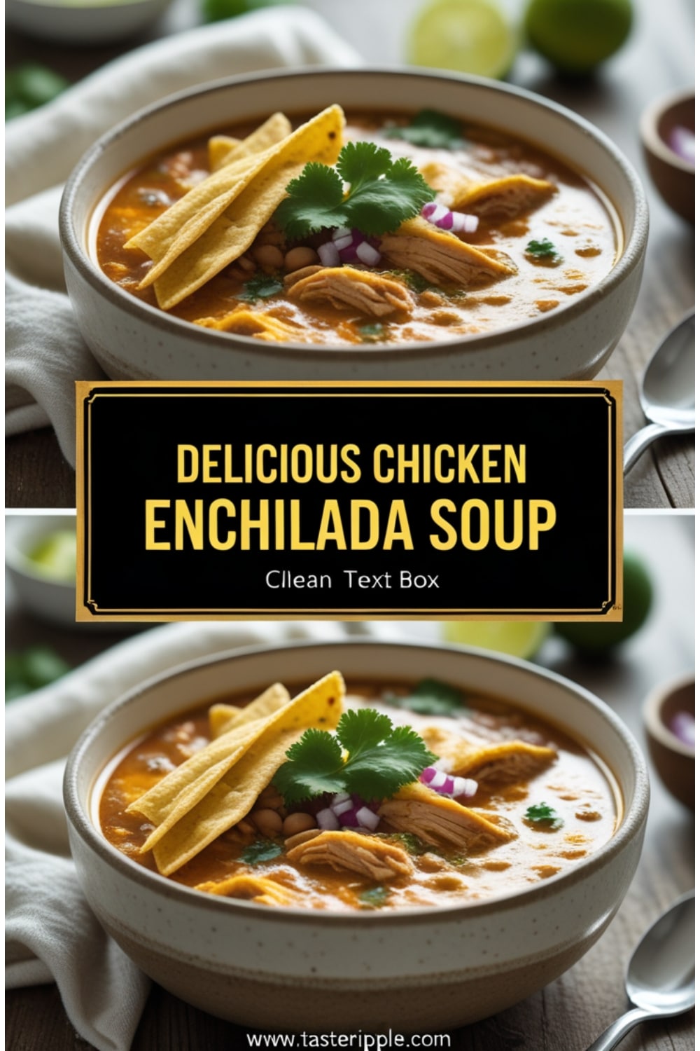 Delicious Chicken Enchilada Soup