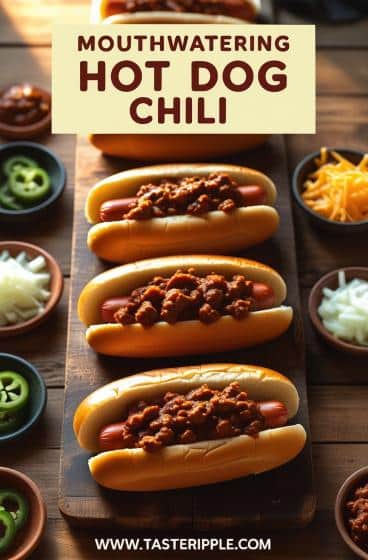 Mouthwatering Hot Dog Chili