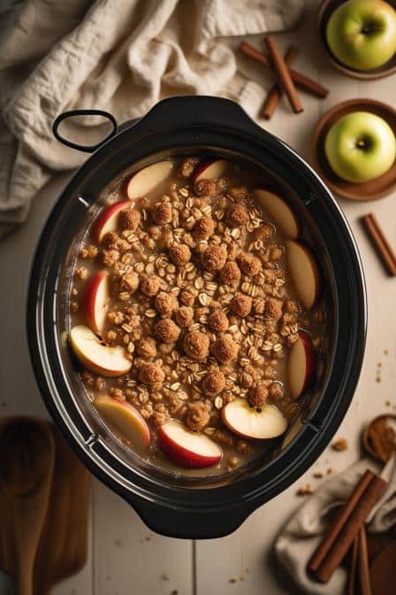 Easy Crock-Pot Apple Crisp Recipe