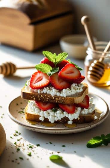 Quick and Tasty Cottage Cheese Toast