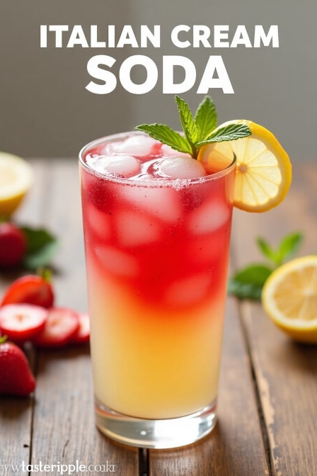 Italian Cream Soda – Colorful, Fizzy & Fun