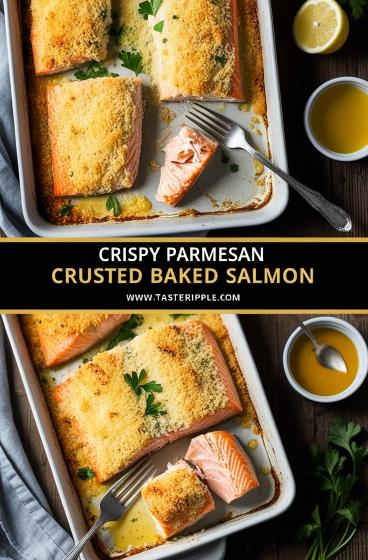 Crispy Parmesan Crusted Baked Salmon