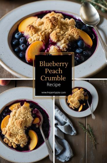 Blueberry Peach Crumble Recipe