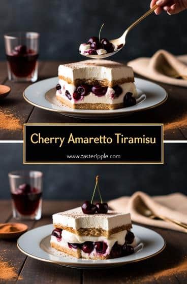 Cherry Amaretto Tiramisu