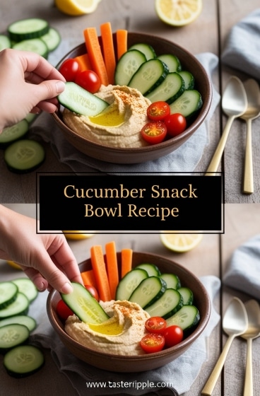 Cucumber Snack Bowl Recipe
