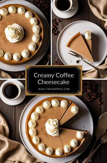 Creamy Coffee Cheesecake