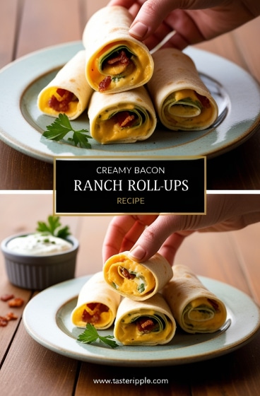 Creamy Bacon Ranch Roll-Ups Recipe