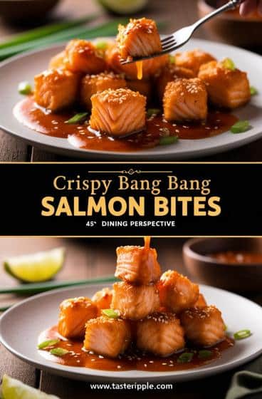 Crispy Bang Bang Salmon Bites
