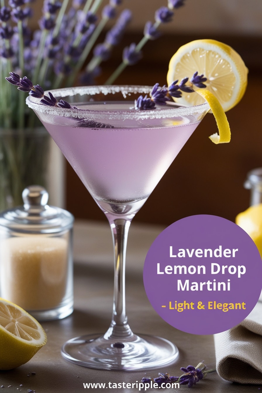 Lavender Lemon Drop Martini