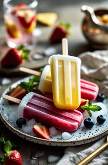 Refreshing Vegan Fruit Popsicles