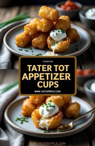 Tater Tot Appetizer Cups