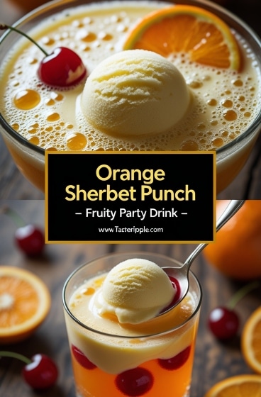 Orange Sherbet Punch – Fruity Party Drink