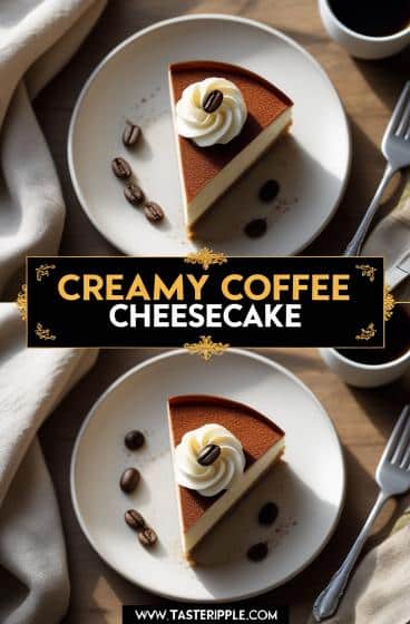 Creamy Coffee Cheesecake