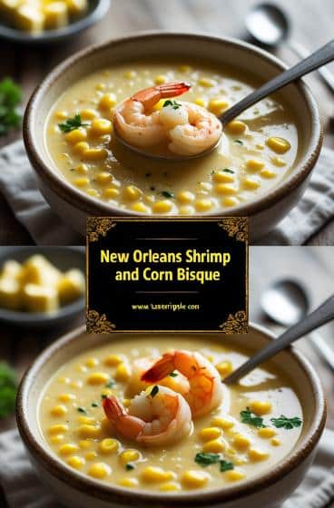 New Orleans Shrimp and Corn Bisque