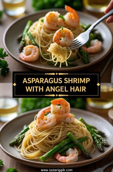 Asparagus Shrimp with Angel Hair: A Bright and Delicate Pasta Worth Mastering