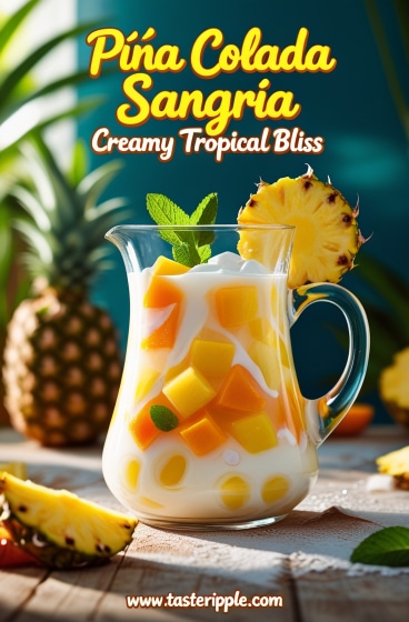 Piña Colada Sangria – A Tropical Twist on a Classic