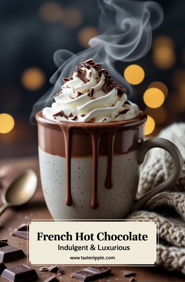 French Hot Chocolate – Rich, Creamy & Decadent