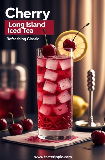 Cherry Long Island Iced Tea – Classic with a Cherry Twist