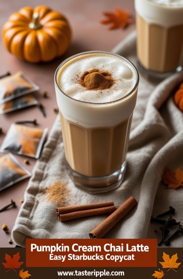 Iced Pumpkin Cream Chai Latte – Starbucks Copycat